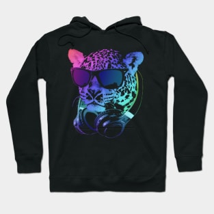 Cool DJ Leopard Hoodie